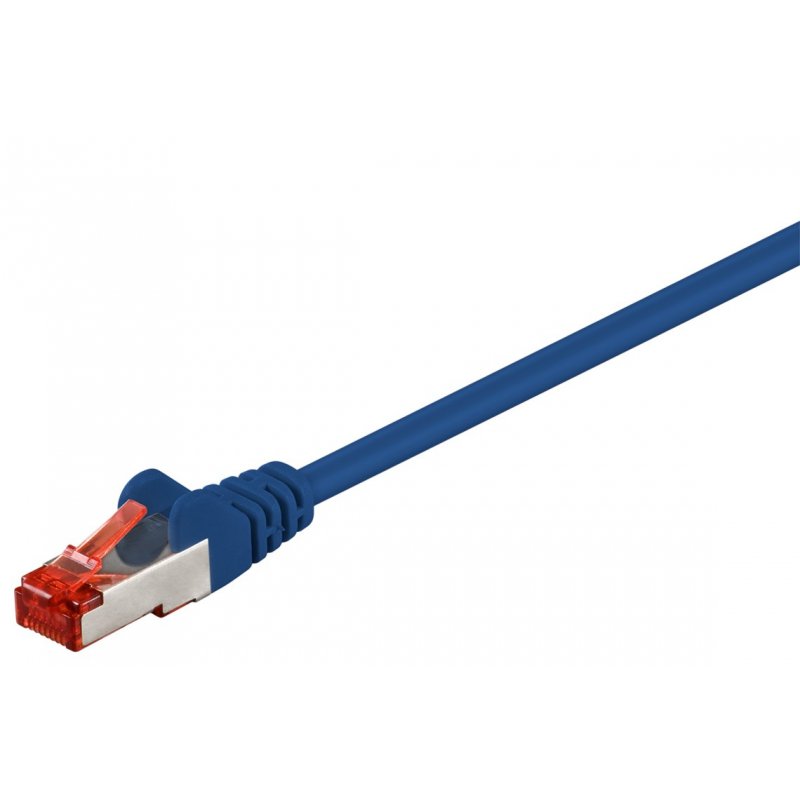 Goobay 10m CAT 6 Patchkabel, S/FTP (PiMF), blau