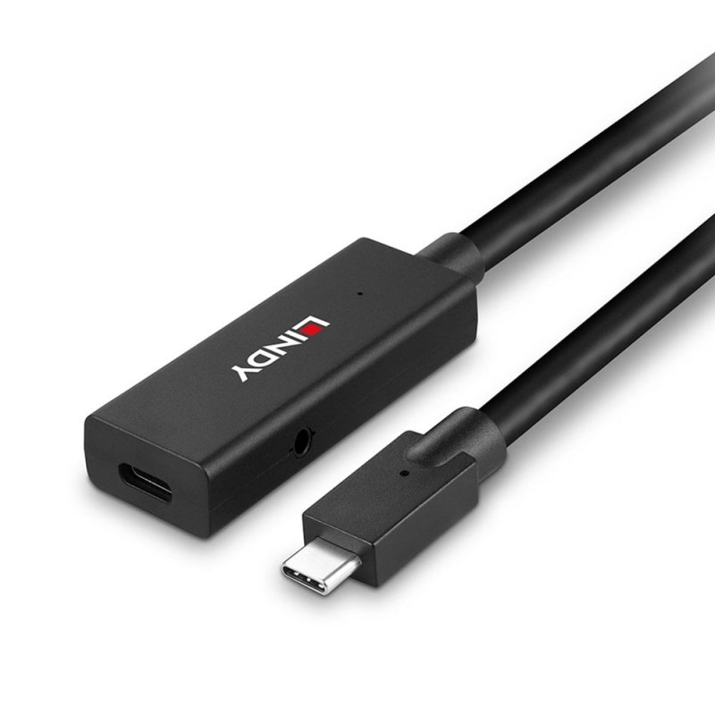 Lindy 43364 câble USB 5 m USB 3.2 Gen 2 (3.1 Gen 2) USB C Noir