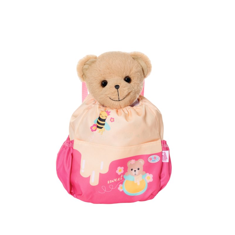 BABY born Bear Backpack Doll backpack