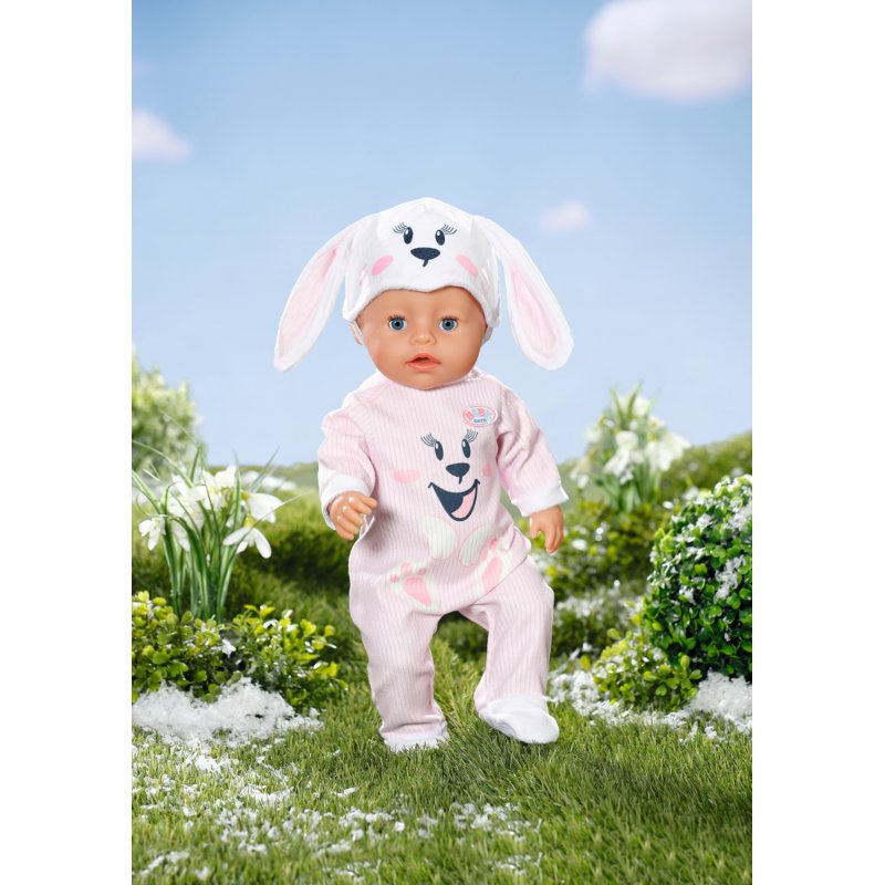 BABY born Bunny Cuddly Suit 43cm Doll playsuit
