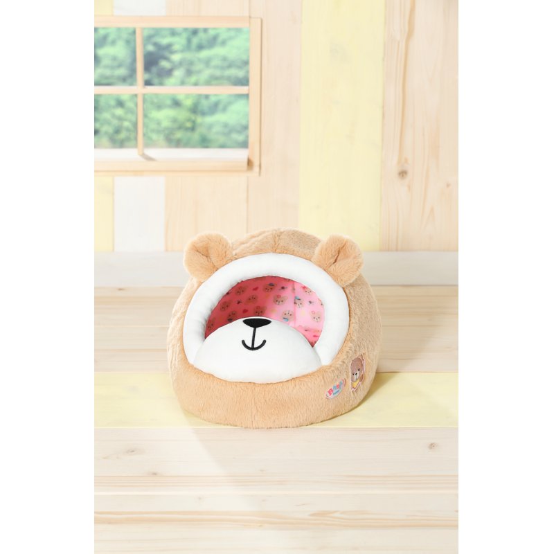 BABY born Bear Sleeping Cave Doll bed/cot