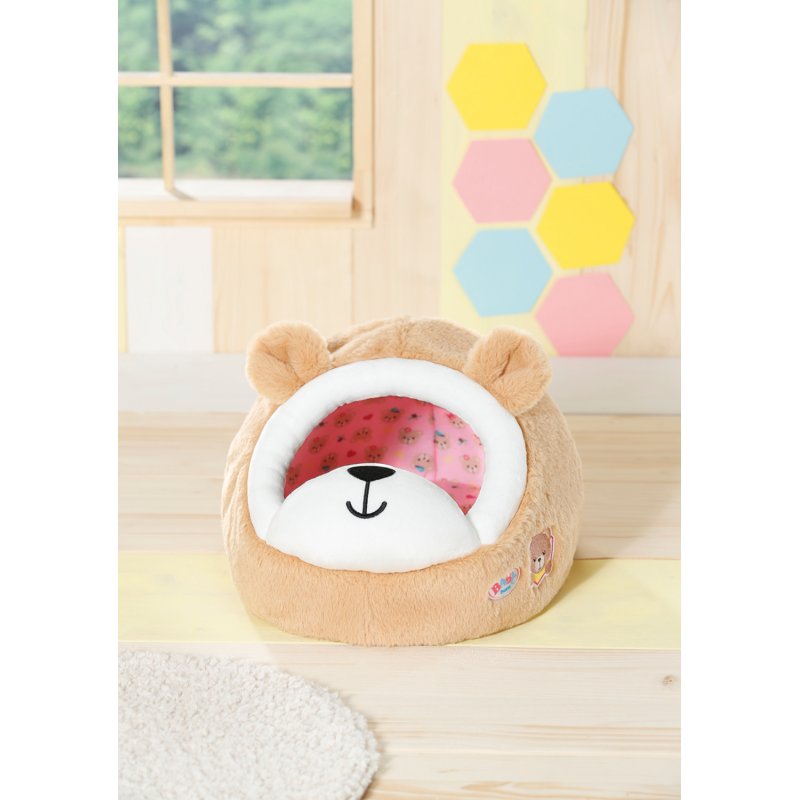 BABY born Bear Sleeping Cave Doll bed/cot