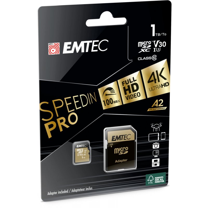 microSD   1TB 100/95 SpeedIN PRO     ETC  ECMSDM1TXC10SP
