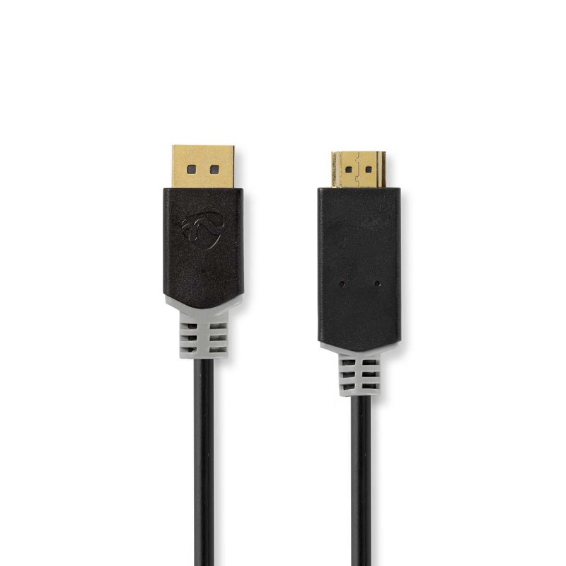 Nedis CCBW37100AT10 câble vidéo et adaptateur 1 m DisplayPort HDMI Noir