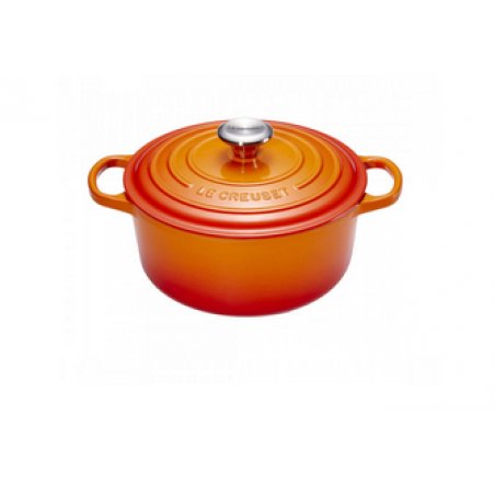 Le Creuset - Cocotte rotonda, 24 cm, 4,2L, Orange