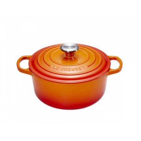 Le Creuset - Cocotte rotonda, 26 cm, 5,3L, Orange