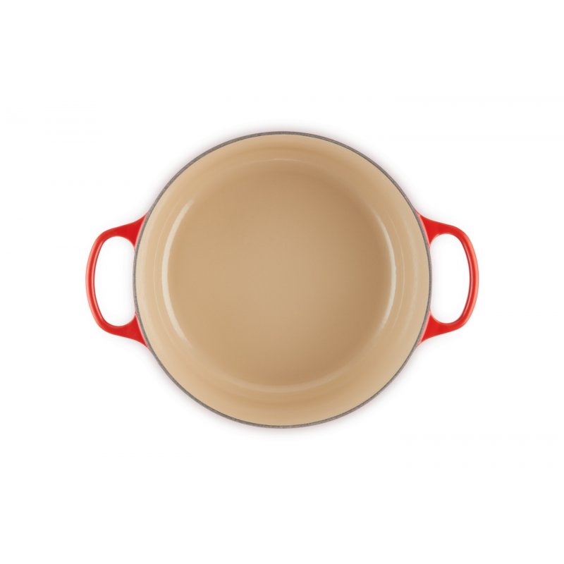 Le Creuset - Cocotte rotonda, 28 cm, 6,7L, Cherry Red