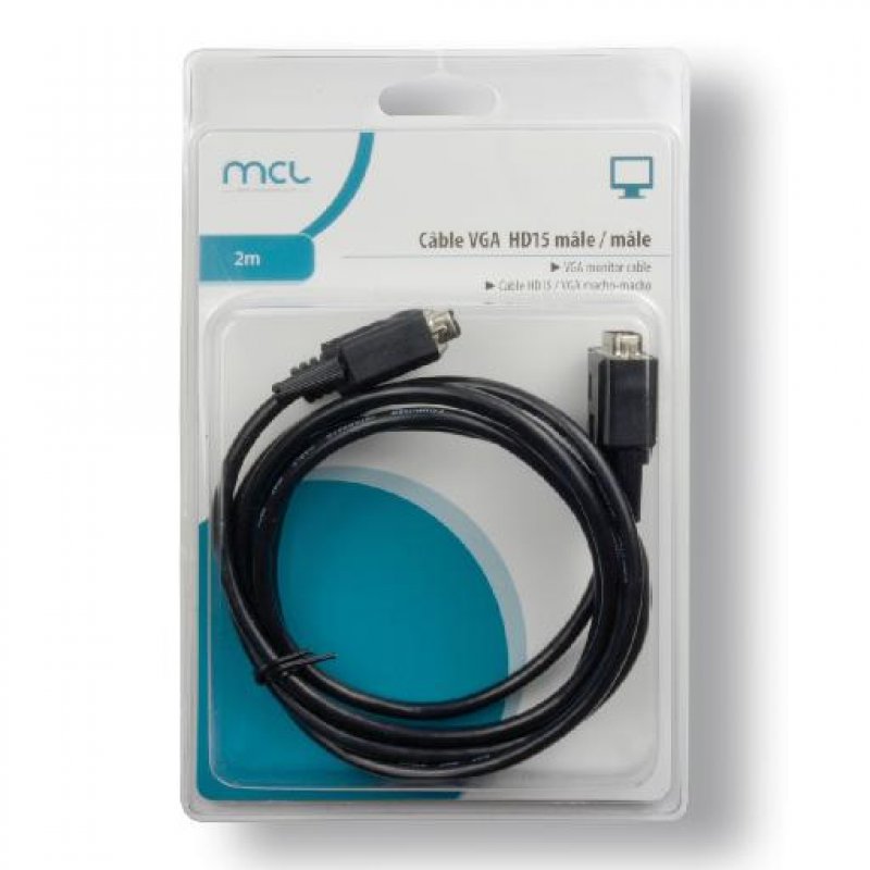MCL MC340EZ-2M VGA cable VGA (D-Sub) Black