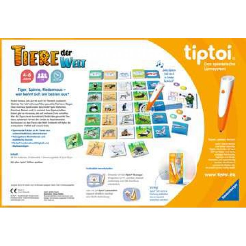 Ravensburger tiptoi 00171 board/card game Learning