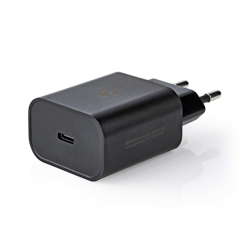 Nedis Netzladegerät 32 W Schnellladefunktion 1.5 2.0 2 - Anzahl der Ausgänge: 1, USB-C™, Automatische Spannungswahl