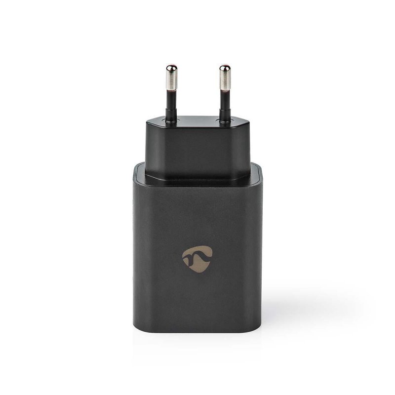 Nedis WCQC402ABK mobile device charger Universal Black AC Indoor