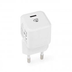 Nedis WCMPD30W100WT chargeur d'appareils mobiles Smartphone, Tablette Blanc Secteur Intérieure