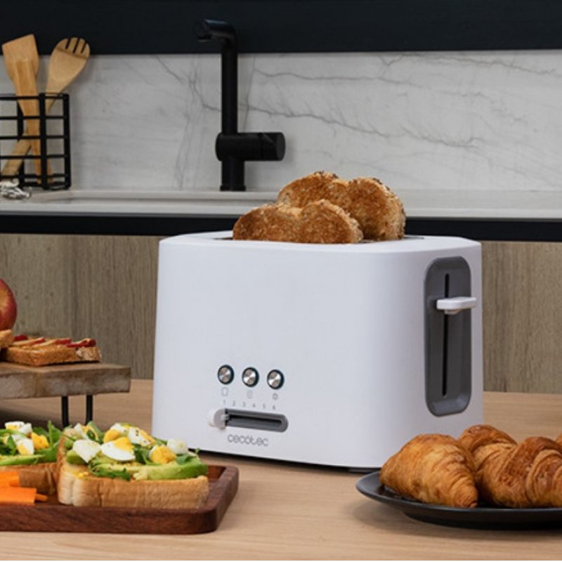 Grille-pain Cecotec Toast&Taste 9000 Double (Blanc)