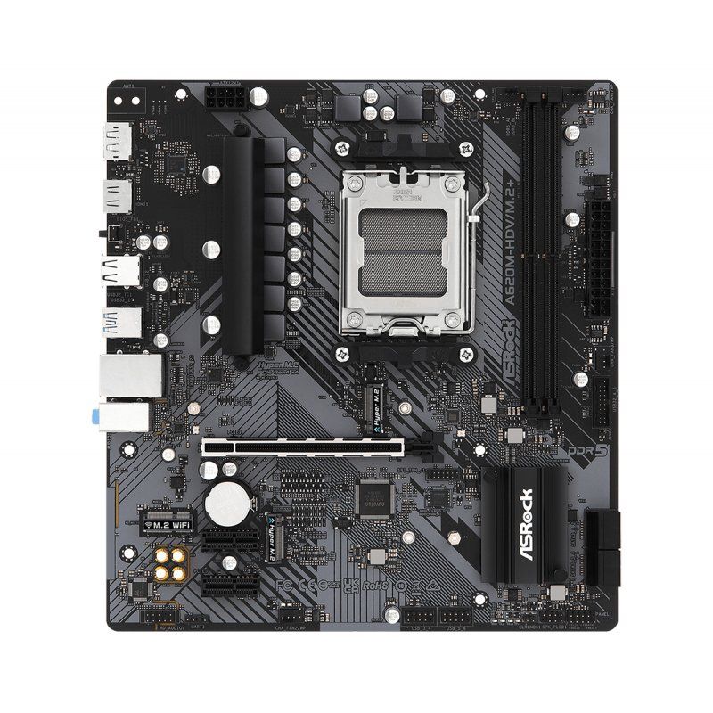 Asrock A620M-HDV/M.2+ AMD A620 Emplacement AM5 micro ATX