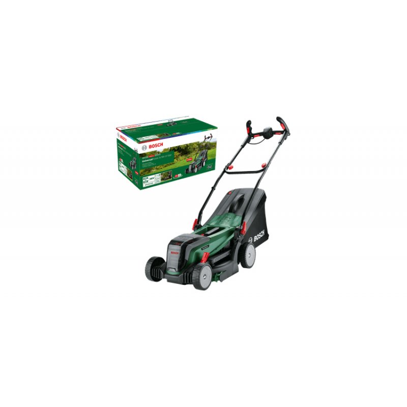 Bosch 37-550 lawn mower Walk behind lawn mower Battery Black, Green