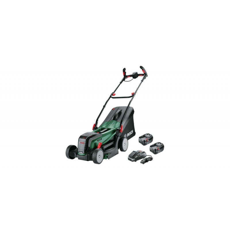 Bosch 37-550 tondeuse à gazon Marcher derrière un tracteur tondeuse Batterie Noir, Vert