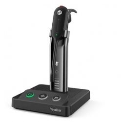 Yealink WH63 Portable Teams Headset Wireless Ear-hook, Head-band, Neck-band Office/Call center Charging stand Black