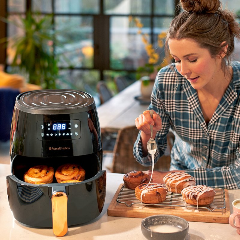 Russell Hobbs SatisFry Air Heißluftfritteuse Unique 5 L Autonome 1650 W Friteuse d’air chaud Noir