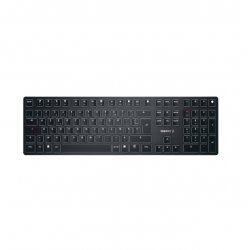 CHERRY KW X ULP keyboard USB + RF Wireless + Bluetooth AZERTY French Black