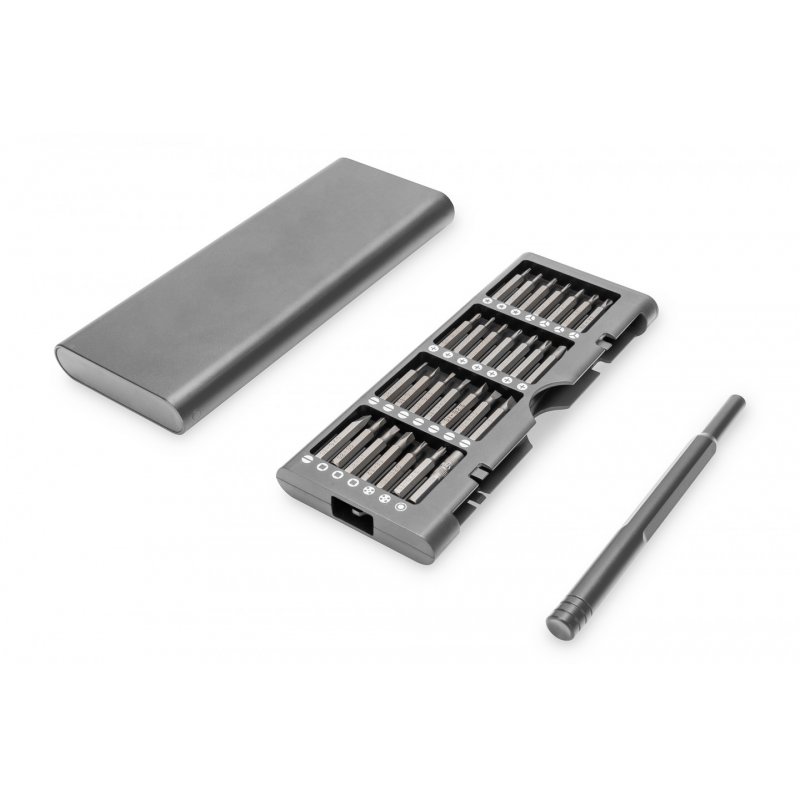 Digitus Jeu de tournevis mécanique de précision, 57 pièces