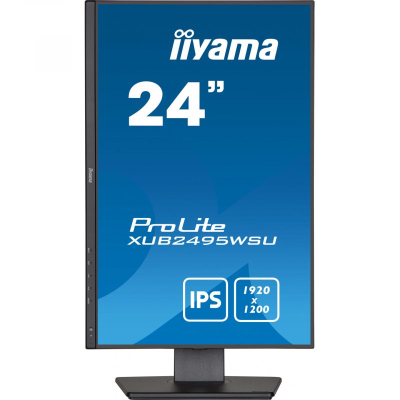 iiyama ProLite XUB2495WSU-B5 computer monitor 61.2 cm (24.1") 1920 x 1200 pixels WUXGA LCD Black