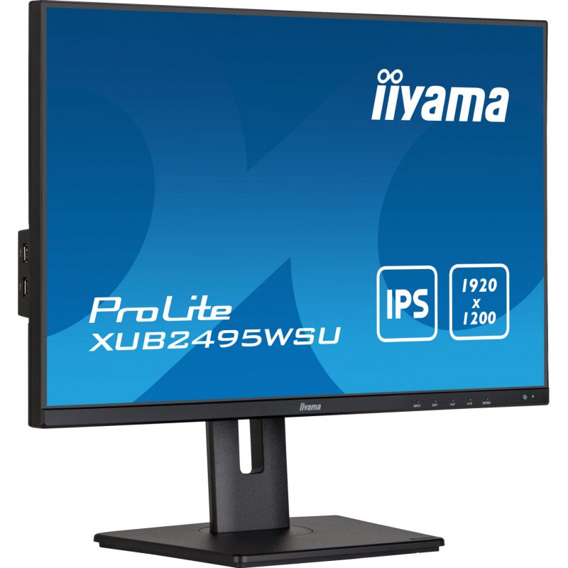 iiyama ProLite XUB2495WSU-B5 computer monitor 61.2 cm (24.1") 1920 x 1200 pixels WUXGA LCD Black