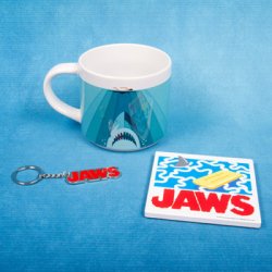 Fizz Creations JAWS Mug, Coaster & Keyring Set cup Blue Universal 1 pc(s)