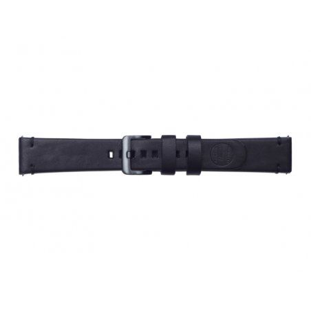 Sam leather wrist strap 20mm black  für Galaxy Watch 4/5