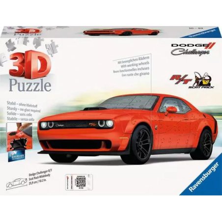 Ravensburger Dodge Challenger R/T Scat Pack Widebody Puzzle 3D 108 pièce(s) Véhicules