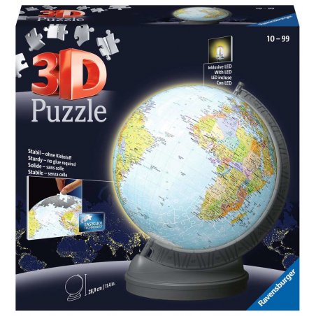 RAV Puzzle Globus mit Licht  11549