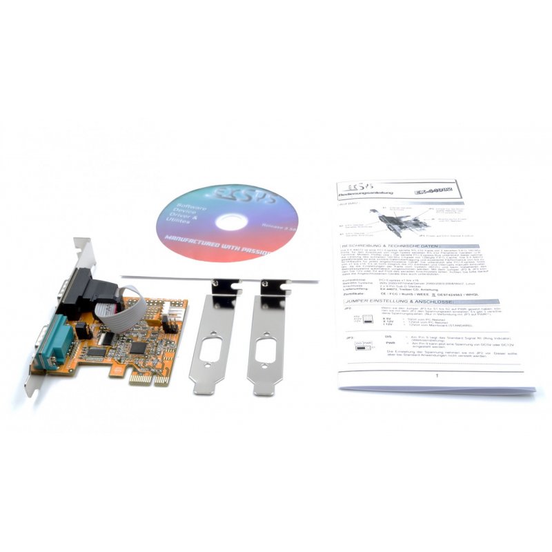 EXSYS EX-44082 interface cards/adapter Internal RS-232