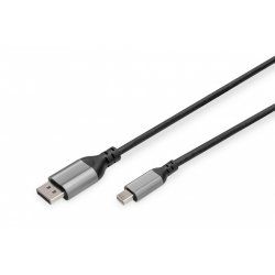 Digitus 8K DisplayPort Adapter Cable, Mini DP to DP