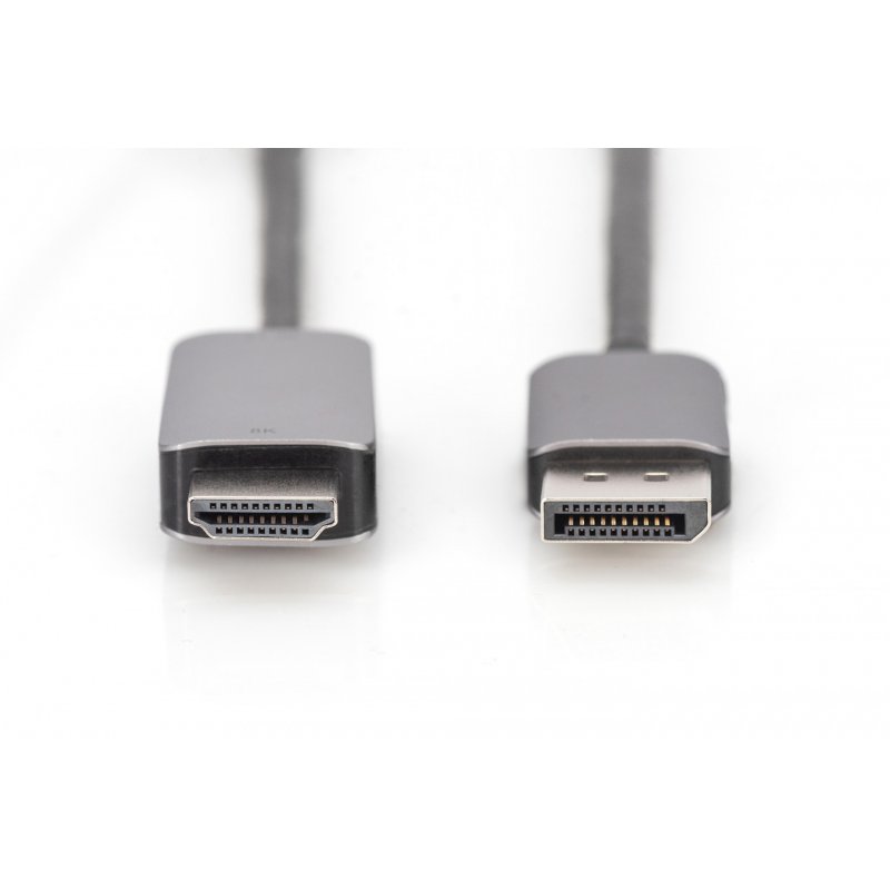 Digitus 8K DisplayPort Adapter Cable, DP to HDMI Type A