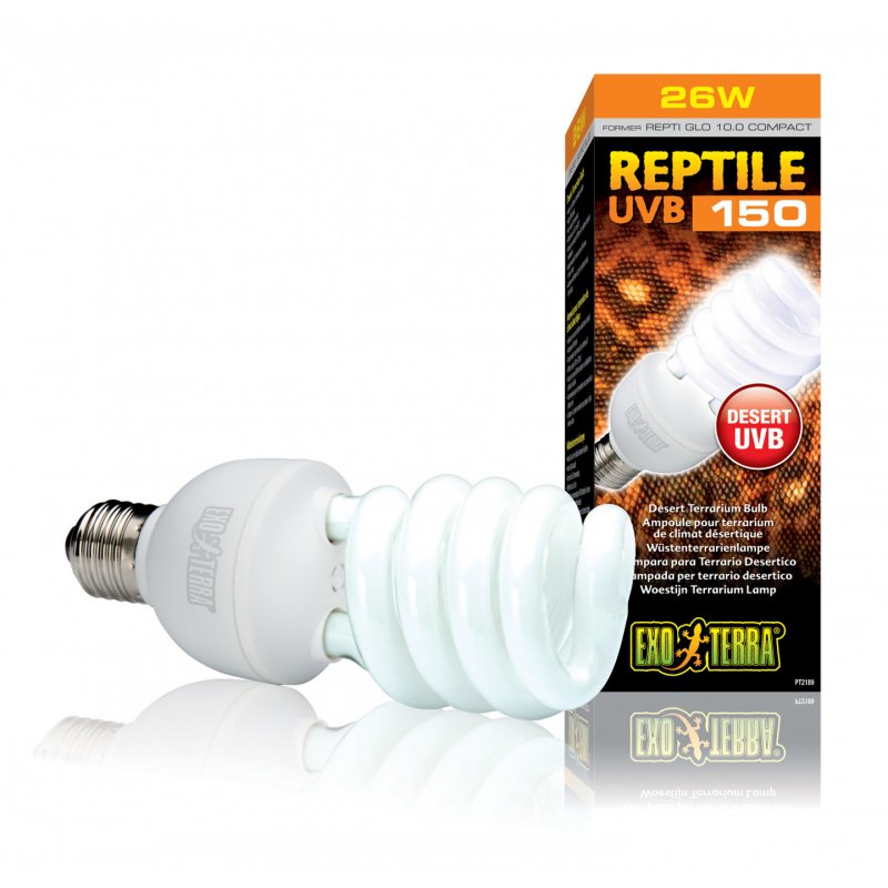 EXOTERRA - Reptile Uvb 150 Fluorescent lamp 25W E27  - (220.1881)