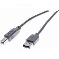 CUC Exertis Connect 532408 câble USB 1,8 m USB 2.0 USB A USB B Gris