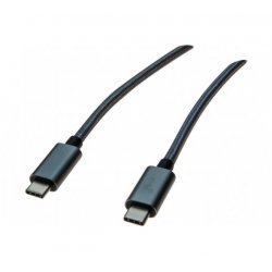 Cordon USB 3.1 Gen2 Type-C / Type-C noir  - 1 m