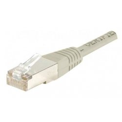 Cable RJ45 patch S/FTP CAT 6 - 2M croisé Cuivre 250 Mhz - Gris