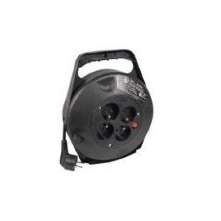 Dexlan 820110 power extension 10 m 4 AC outlet(s) Black