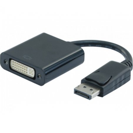 CUC Exertis Connect 127436 câble vidéo et adaptateur 0,095 m DisplayPort DVI-D Noir