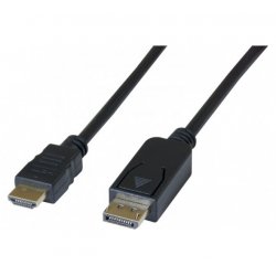 Hypertec 128169-HY video cable adapter 2 m DisplayPort HDMI Black