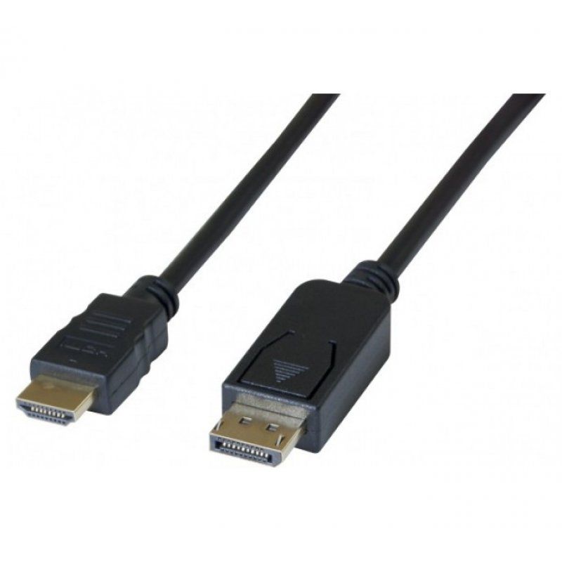 Hypertec 128169-HY video cable adapter 2 m DisplayPort HDMI Black