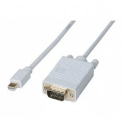 Hypertec 127396-HY câble vidéo et adaptateur 3 m VGA (D-Sub) Mini DisplayPort Blanc