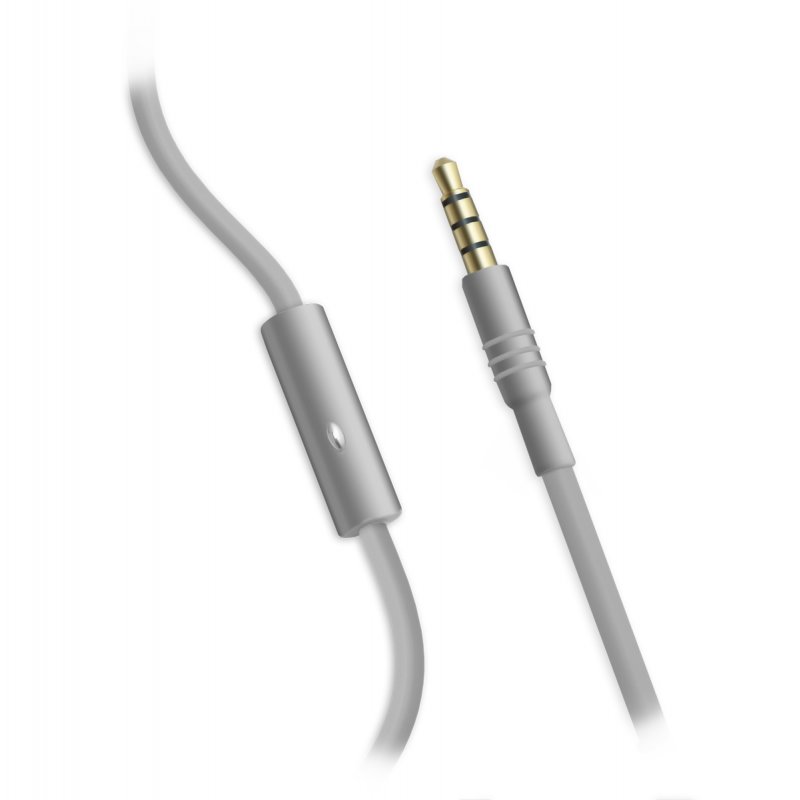 Connectland CL-AUD63026 headphones/headset Wired Head-band Calls/Music Silver