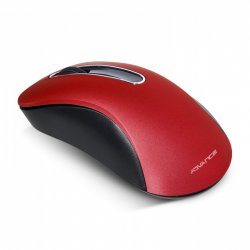 Souris Optique SANS Fil Advance SHAPE 3D Rouge 2.4 Ghz 3 Boutons 1600 DPI