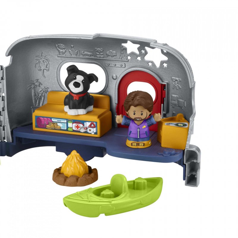 Fisher-Price Little People Light-Up Learning Camper