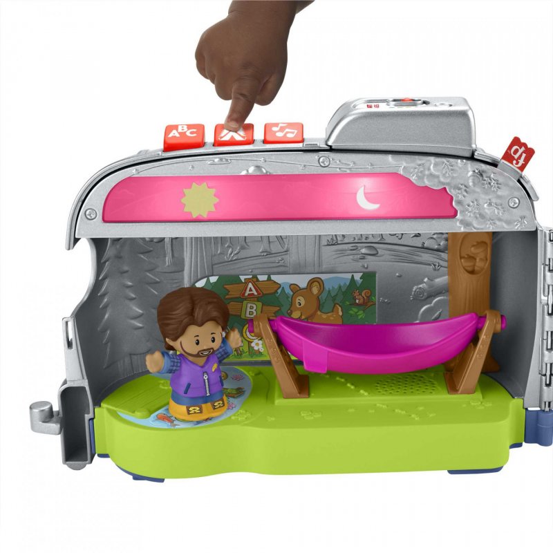 Fisher-Price Little People Light-Up Learning Camper