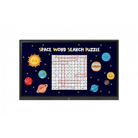 LG 65” IPS UHD Multi Touch CreateBoard™ with Android 11 OS, Wireless & Bluetooth, Built-in whiteboarding software