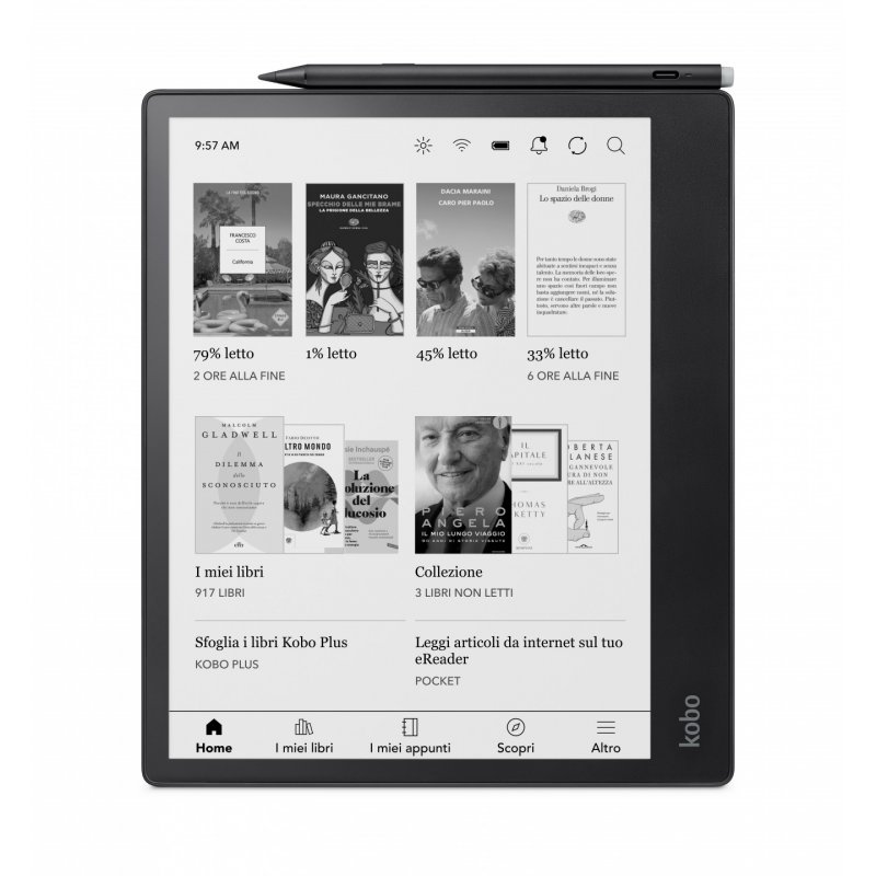 Rakuten Kobo Elipsa 2E Liseuse Écran tactile 32 Go Wifi Noir