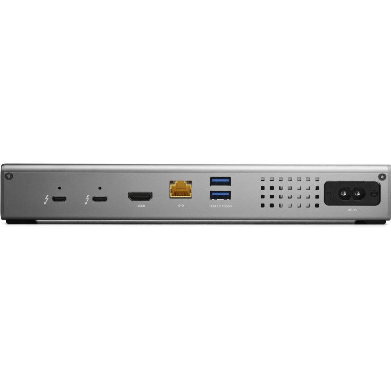 OWC Thunderbolt 4 Go Dockingstation, Integriertes Netzteil, Bis zu 90 W Ladeleistung, Anschluss eines 8K- / bis zu zwei 