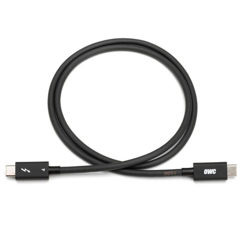 OWC OWCCBLTB4C2.0M Câble Thunderbolt 2 m 40 Gbit/s Noir